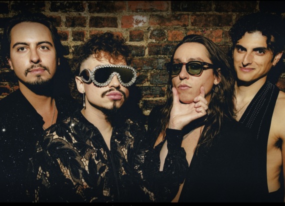 Rockband Greta Van Fleet, you see from all four band Members a Headshot
